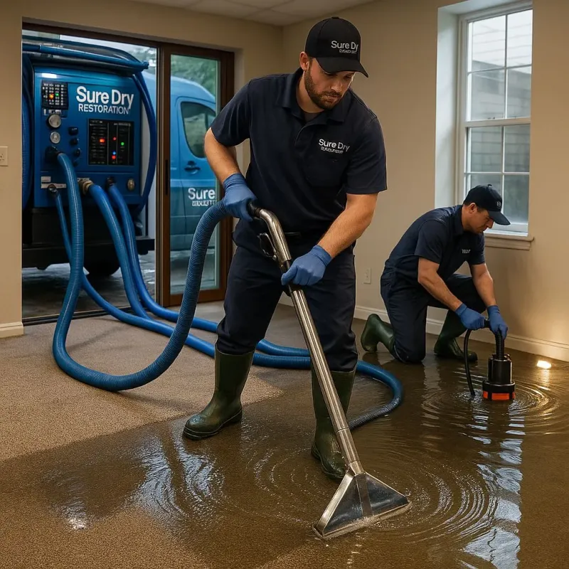 Water Extraction and Removal process in Morristown, NJ